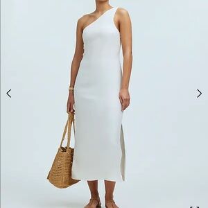 Madewell One-Shoulder Midi Dress